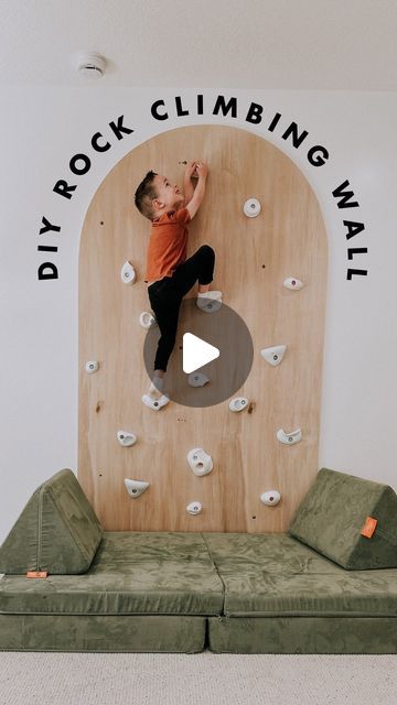 Tiny Basement Playroom, Kids Rock Wall Indoor, Rock Wall Playroom, Rock Climbing Wall Playroom, Toddler Rock Climbing Wall, Kids Friendly Living Room, Playroom Rock Climbing Wall, Kids Climbing Wall Indoor, Accent Wall Playroom