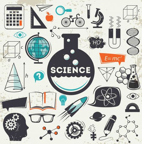 Science Apps, Science Clipart, Chemistry Art, Science Icons, Engineering Science, Science Illustration, Science Party, E Mc2, Science Classroom