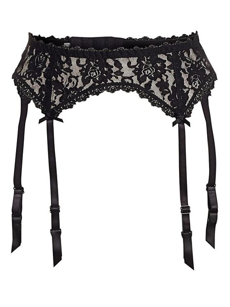 Shop Hanky Panky Signature Lace Garter Belt | Saks Fifth Avenue Lingerie Aesthetic, Black Garter Belt, Black Garter, Lace Garter, Flounced Dress, Lingerie Accessories, Black Women Fashion, Designer Lingerie, City Style