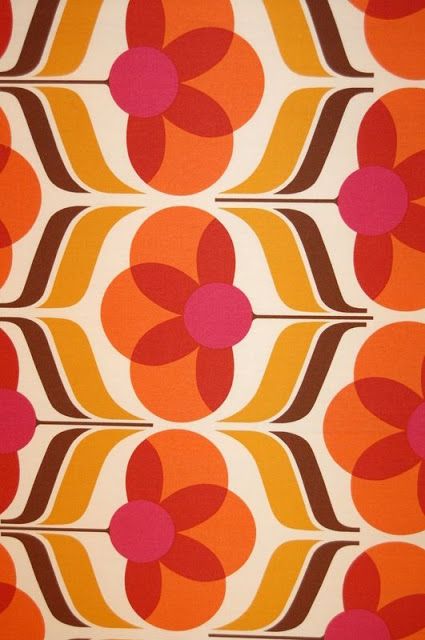 Retro Color Palette, Retro Kunst, Pattern Design Inspiration, Motif Vintage, Retro Wallpaper, Retro Pattern, Retro Color, Marimekko, Retro Floral