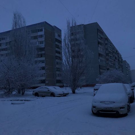 Blue Hour Winter, Russian Vibe, Wattpad Background, Brutalism Architecture, Midwest Emo, Russian Winter, East Europe, Cat Icon, Winter Scenery