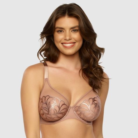 Equal parts comfortable and stylish, the Paramour Lotus Embroidered Unlined Bra will quickly become a favorite in your intimates collection. Unlined cups provide a comfortable feel and more natural fit, with underwire ensuring you still get the support you need. The band is made from ventilating mesh to keep you feeling great as you go about your day, and the adjustable straps make it easy to get your best fit. The striking look of semi-sheer material balances out the functional details of the b Micro Lingerie, Jennifer Aniston Hot, Bali Bras, Barbara Eden, Healthy Lifestyle Quotes, Cheer Outfits, Smiling Faces, Women Faces, Army Women