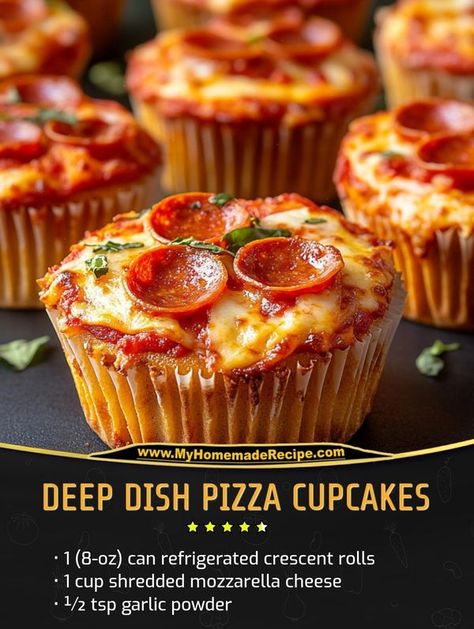 Pizza Cupcakes, Cheesy Snack, Best Fruit Salad, Rachael Ray Recipes, Healthy Slow Cooker, Deep Dish Pizza, Slow Cooker Recipes Healthy, Nigella Lawson, Apple Pie Recipes