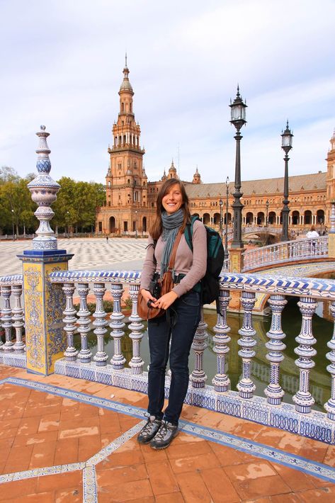 What to wear in Seville (month by month) guide - Wear When What Why Spain Outfit Ideas December, Seville Outfit Summer, Seville Outfits Spring, Seville Spain Outfits Spring, Sevilla Spain Outfits, Spain In Fall Outfits, Spain In January Outfits, Spain September Outfits, What To Wear In Spain In November