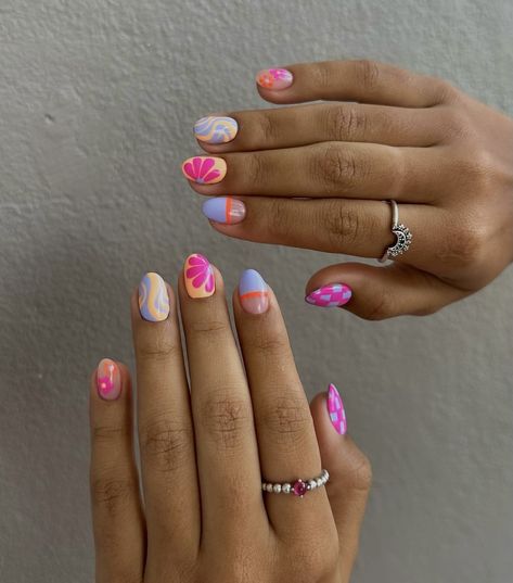 California Vacation Nails, Caribbean Nail Ideas, Mexico Vacation Nails, Nails For Hawaii, Vacation Nails Beach Mexico, Preppy Nails, Nails Vacation, Teen Nails, Summer Gel Nails