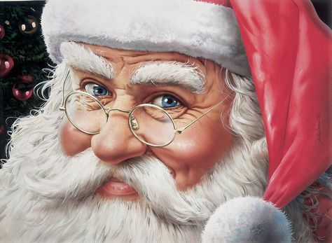 Santa Claus Painting by Nilton Ramalho Painting Santa Claus, Painting Santa, Santa Claus Pictures, Santa Faces, Santa Paintings, Santa Claus Images, Handmade Photography, Victorian Santa, Santa Art