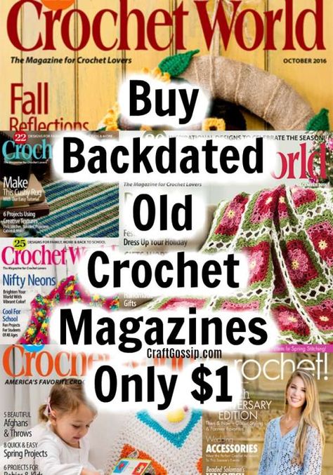 Crochet World Magazine, Toy Magazine, Crocheted Items, Crochet Fall, Holiday Crochet, Crochet Magazine, Knitting Magazine, Crochet World, Crochet Books