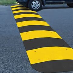 Speed Bumps: Plastic & Rubber Speed Bumps - TreeTop Products Speed Bump, Space Painting, Money Sign, Parking Lot, Bump, Car Park