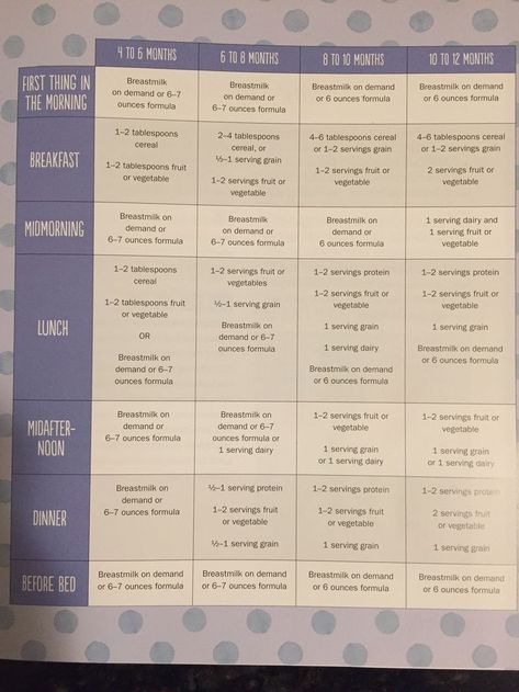 Feeding Schedule 5 Month Old, 9 Month Feeding Schedule With Solids, 5 Month Old Feeding Schedule With Solids, 5 Month Old Eating Schedule, Baby Led Weaning 5 Month Old, Baby Led Weaning Schedule, Baby Solid Food Schedule, Weaning Schedule, Rice Cereal Baby