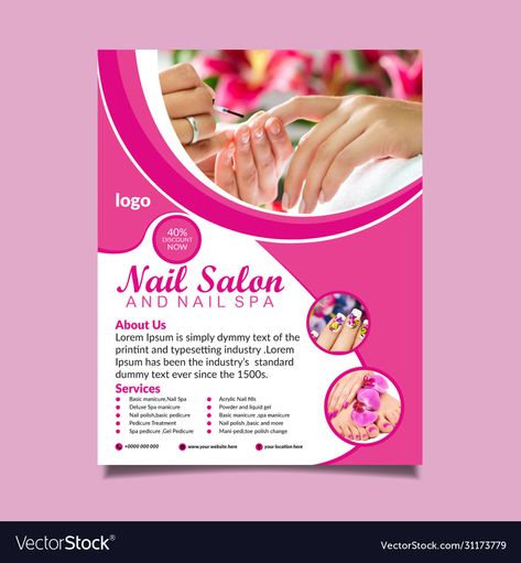 Flyer Background, Flyers Template, One Pager, Spa Manicure, Free Psd Flyer Templates, Image Nails, Toe Polish, Free Psd Flyer, Birthday Wall