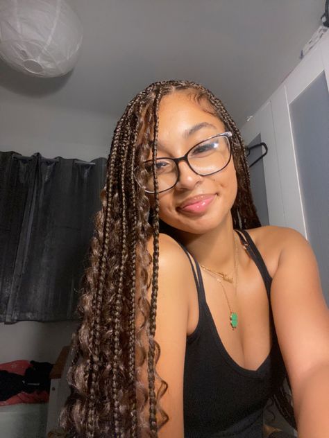 Goddess Braids Hairstyles, Box Braids Hairstyles For Black Women, Braids Hairstyles Pictures, Cute Box Braids Hairstyles, Quick Braided Hairstyles, Protective Hairstyles Braids, Pretty Braided Hairstyles, Hairdos For Curly Hair, Girls Hairstyles Braids