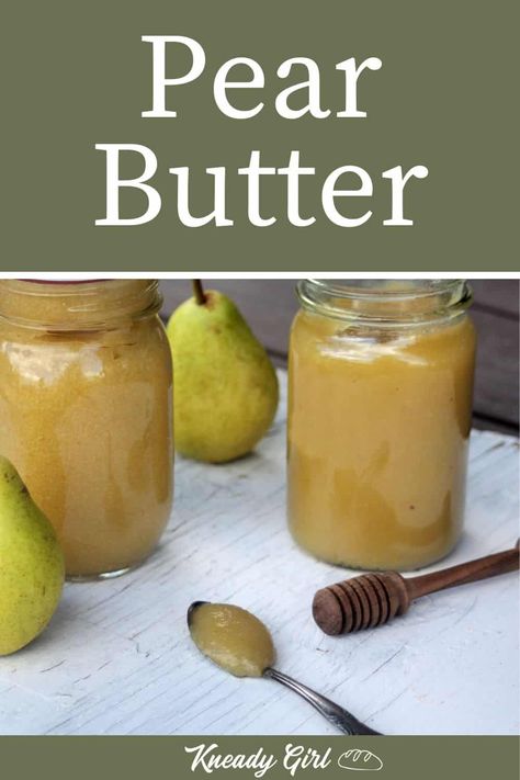 Asian Pear Butter, Basic Muffins, Pear Butter Recipe, Garlic Compound Butter, Compound Butter Recipes, Baking Homemade Bread, Canning Pears, Ginger Pear, Muffins For Breakfast