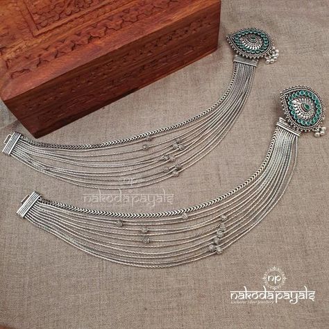 Payal Designs Silver, Nakoda Payals, Silver Anklets Designs, Silver Payal, Fancy Jewelry Necklace, Modern Gold Jewelry, Anklet Designs, Bridal Jewellery Design, Antique Silver Jewelry