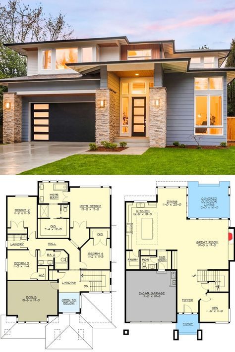 Modern Home Plans Two Story, Two Floor House Plans Modern, Big Family Home Floor Plans Sims 4, 3800 Sq Ft House Plans 2 Story, Modern Home Two Story, Sims 4 Layout Floor Plans Modern, 4 Bedroom House Plans 2 Floors, Big House Plans 2 Floors, Family Home Floor Plans 2 Story