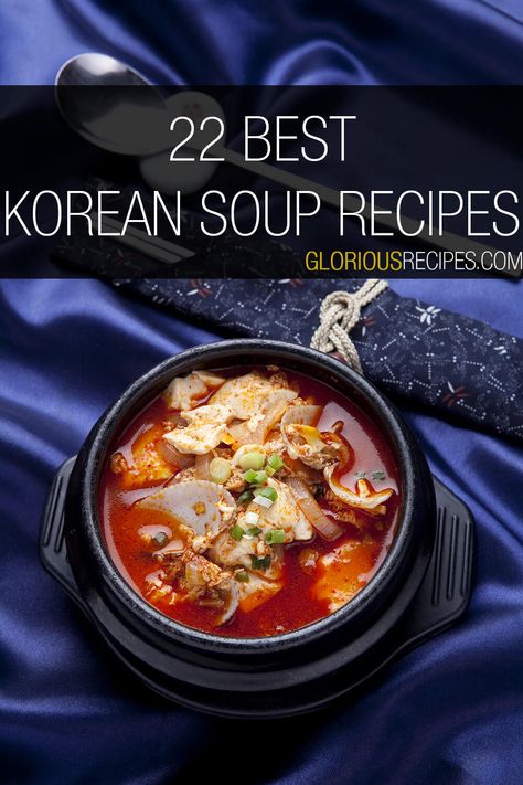 Chinese Clear Soup Recipe, Korean Noodle Recipes, Korean Soup Recipes, Korean Soups, Healthy Korean Recipes, Pork Soup Recipes, Authentic Korean Food, Asian Soup Recipes, Best Korean Food