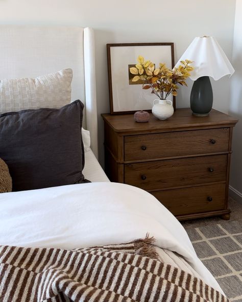 Fall bedroom stills 🤎🍂 sharing some stills of my bedroom refresh. Comment “bedroom” for links 🫶🏻 ✨ Follow @christingracehome for more home decor #target #targetstyle #targetlove #targetfinds #bedroom #home #homedecor #homesweethome #homestyle #homedesign #homedecoration Midcentury Modern Bedroom Decor Ideas, Small Apartment Bedroom Ideas, Night Stand Styling, Home Wishlist, Nightstand Mirror, Bedroom Moody, Coastal Cottage Bedroom, Mid Century Modern Bedroom Decor, Bedroom Side Table