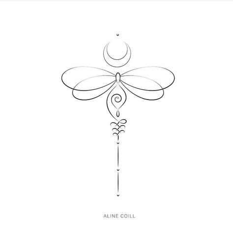 Yoga Tattoos, Dragonfly Tattoo Design, Boho Tattoos, Unalome Tattoo, Spiritual Tattoos, Dragonfly Tattoo, Symbol Tattoos, Spine Tattoos, Tattoo Trends