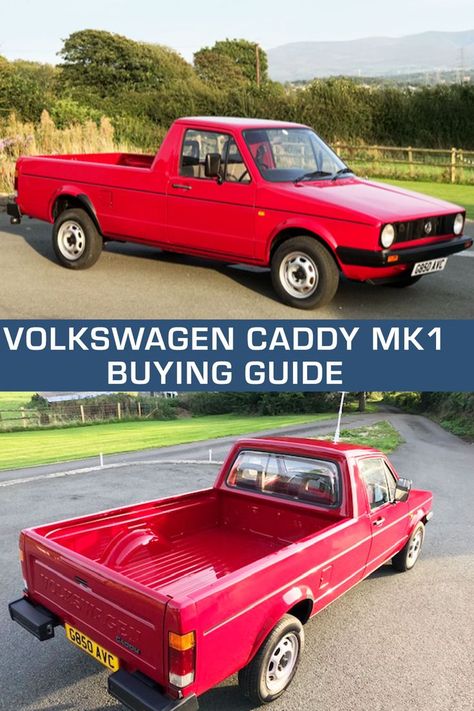 Tips and advice for buying a Volkswagen Mk1 Caddy - what to look out for, price guide and hsitory. Classic Mk1 VW Caddy. Volkswagen Mk1 Pickup. Classic Volkswagen. Caddy Pickup, Vw Caddy Mk1, Mk1 Caddy, Vw Pickup, Classic Volkswagen, Volkswagen Caddy, Vw Caddy, Vw Porsche, Price Guide