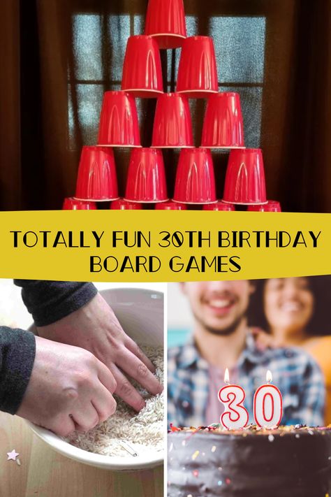 Fun Games For 30th Birthday Party, Thirtieth Birthday Games, 30th Birthday Game Night Theme, Fun 30th Birthday Party Ideas, 30 Year Old Birthday Party Ideas For Him, Funny 30th Birthday Party Ideas, 30th Birthday Game Night, Funny Birthday Games For Adults, 30 Birthday Games Ideas