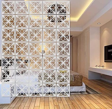 BMIDRUT 12Pcs/Set Hanging Room Divider White DIY Panel Screens Partition Wall Dividers Room Decorative with All Accessories 11.4x11.4 Inch : Amazon.ca: Home Hanging Room Divider, Wall Dividers, Modern Partition Walls, Fake Walls, Room Divider Shelves, Metal Room Divider, Glass Room Divider, Hanging Room Dividers, Diy Room Divider