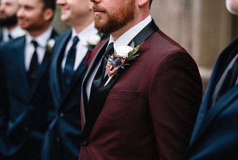 27 Wedding Ideas For Navy Blue And Burgundy Decor | Shutterfly Navy Blue And Mahogany Wedding, Navy Blue Tuxedo Wedding Burgundy, Men’s Suits Wedding Groom, Burgundy Navy Champagne Wedding, Navy And Burgundy Groomsmen, Burgundy Groomsmen Attire, Navy Burgundy Gold Wedding, Burgundy Suit Wedding, Burgundy Groomsmen