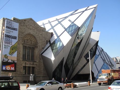 The Royal Ontario Museum Frank Darling, Architect Studio, Brick Works, Daniel Libeskind, Royal Ontario Museum, Toronto Travel, New Architecture, Frank Gehry, Unique Buildings