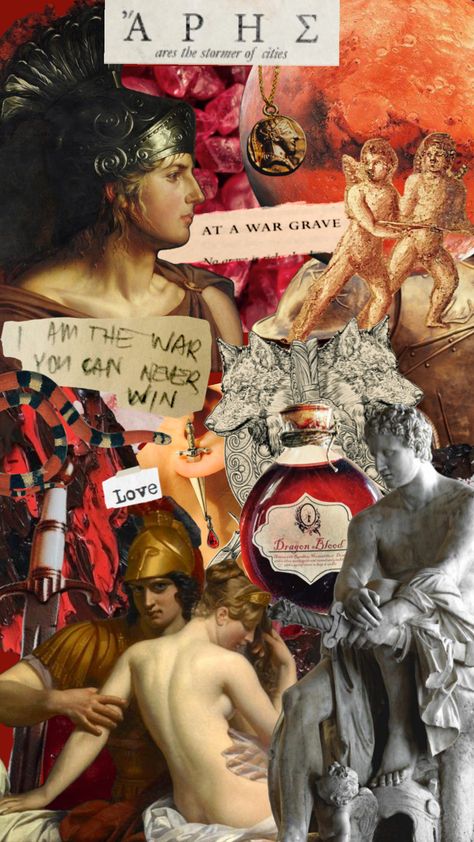 Mars Aesthetic God, Ares Wallpaper God, Mars God Aesthetic, Ares Aesthetic Wallpaper, Ares God Art, Ares Moodboard, Ares Worship, Ares God Aesthetic, Mars God Tattoo