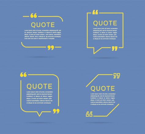 Quote frames templates. | Premium Vector #Freepik #vector #infographic #frame #border #template Quote Page Design, Instagram Text Template, Text Frame Design Graphics, Quotation Design Template, Quotes Design Layout, Citation Design Template, Quotes Layout, Quote Design Layout, Title Border