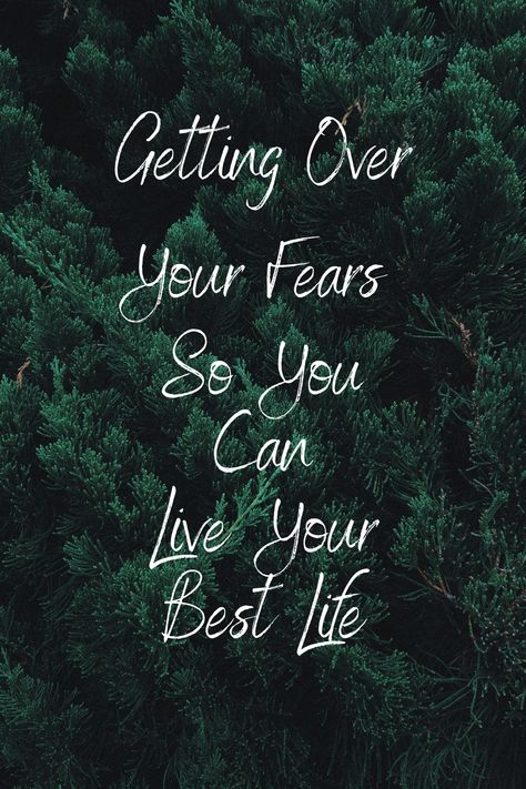 Getting Over Your Fears So You Can Live Your Best Life Get Over Fear, Manifesting Vision Board, Feeling Discouraged, Getting Over, Tough Decisions, Motivational Books, Follow Your Dreams, People Change, Make A Plan