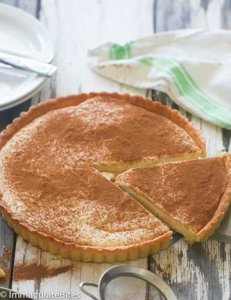 Milk Tart Milktart Recipe South Africa, Milk Tarts, Torte Recipes, Milktart Recipe, Koeksisters Recipe, Fruity Cakes, Baileys Tiramisu, African Dessert, Milk Tart