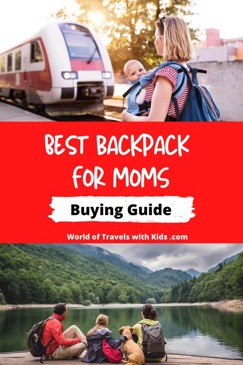 Whether you are travelling or at home, with toddlers or older kids, there’s no doubt that using a mom backpack makes it so much easier to carry the kids’ stuff around. So lets explore what are the best backpacks for moms! #travelwithkids #familytravel #backpackformoms #travelingmoms #besttravelbackpack Mom Backpack Purse, Travel Backpack Essentials, Kids Travel Bags, Mom Backpack, Best Backpacks, Best Travel Backpack, Best Family Vacations, Airport Travel, Travel Gadgets