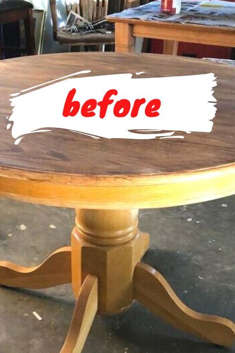 Round Dining Table Paint Ideas, Wood Table Upcycle, How To Paint A Table Farmhouse Style, Repurposed Table Ideas, Diy Table Redo, How To Refinish A Table Farmhouse Style, Chalk Paint Table Ideas, Wood Top Table With Painted Base, Circle Table Refurbish