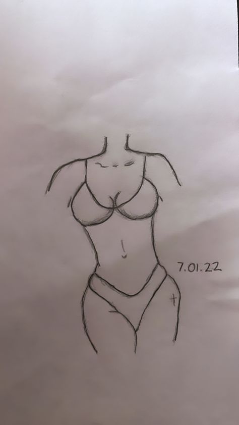 Body Drawing Beginners, Body’s Drawing, East Body Drawing, Drawing Sketches Beginners, Drawing Bodies For Beginners, Simple Body Drawing Sketch, Sketch Ideas Bodies, Easy Drawing Sketches For Beginners, Body Easy Sketch