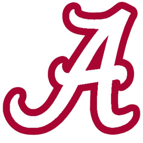 logo_-University-of-Alabama-Crimson-Tide-White-A-Red-Outline - Fanapeel Alabama Football Logo, Logo University, Alabama Logo, Alabama Crimson Tide Logo, Red Outline, Alabama A, Alabama Football Roll Tide, Bama Football, Alabama Crimson Tide Football