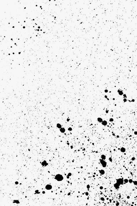 Ink splatter texture abstract background, black & white design | free image by rawpixel.com / Hein Ink Background Texture, Black And White Vibes Aesthetic, Texture Wallpaper Aesthetic, Parti Diagram, Paint Splatter Art, Splatter Background, White Paint Splatter, Ink Texture, Collage Pieces