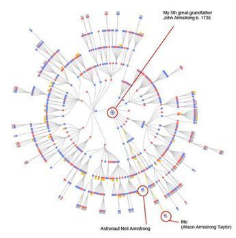 Descendancy chart from Puzilla.org. So pretty I want to frame it; unfortunately it's not printable--yet. Ancestry Chart, Genealogy Organization, Genealogy Help, Family Tree Research, Genealogy Websites, Ancestry Family Tree, Family Tree Art, Genealogy Forms, Genealogy Chart