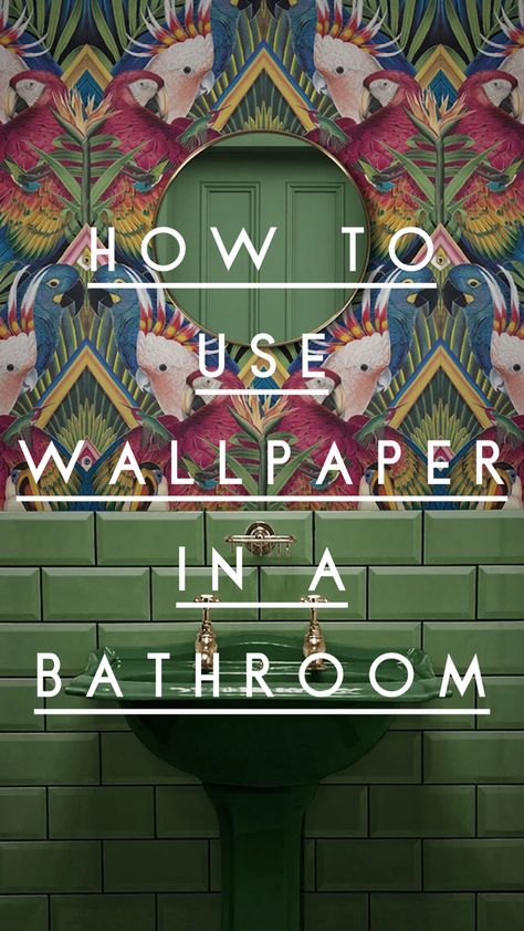 Bathroom Wallpaper Trends, Funky Bathroom, Small Downstairs Toilet, Small Bathroom Wallpaper, Cloakroom Toilet, Funky Wallpaper, Small Toilet Room, Eclectic Bathroom, Downstairs Toilet