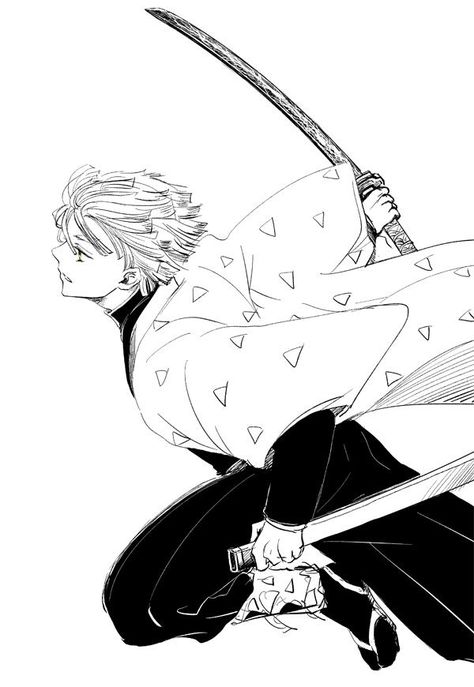 Demon Slayer Kimetsu No Yaiba, Kimetsu No Yaiba, Anime Character, Demon Slayer, Black And White, Twitter, Anime, White, Black