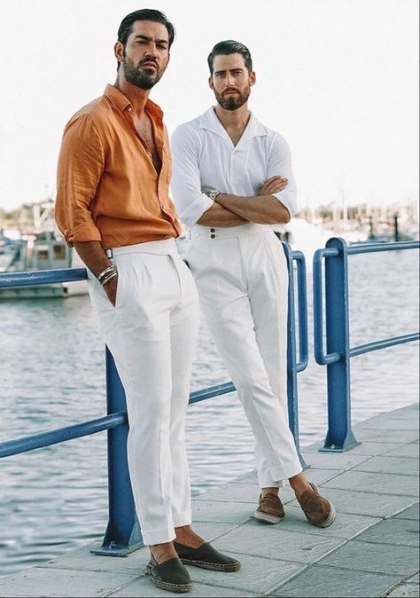 IV Style on Tumblr Italy Spring Outfits, Office Old Money, Beach Wedding Men, Italian Mens Fashion, Old Money Fashion, Old Money Outfits, Off White Pants, Traditional Suit, Money Fashion