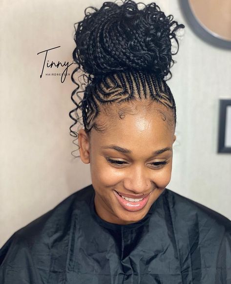 Latest Hair Braids, Cornrows Natural Hair, Short Box Braids Hairstyles, Twisted Hair, Braided Hairstyles For Black Women Cornrows, Natural Hair Stylists, Feed In Braids Hairstyles, Goddess Braids Hairstyles, African Hair Braiding Styles