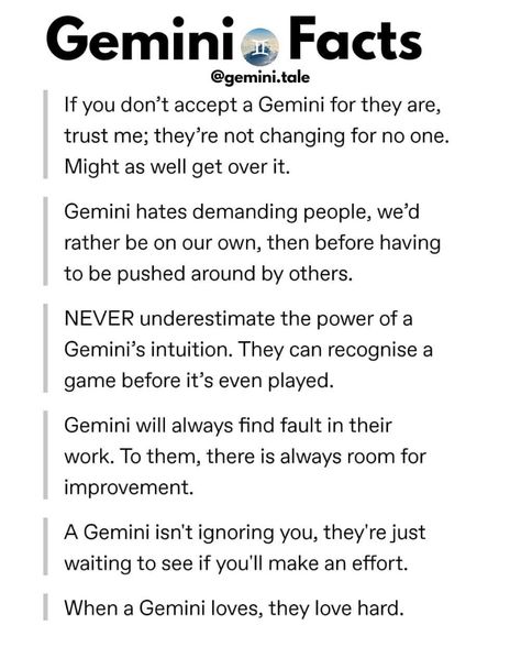 Gemini Guys Facts, Gemini Traits Woman, Gemini Man Traits, Gemini Zodiac Facts, Campaigner Personality, Libra Funny, Gemini Stuff, Gemini Zodiac Quotes, Gemini Characteristics