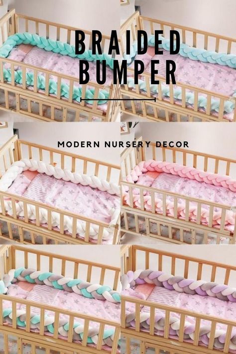 Bumpers For Cribs, Baby Crib Ideas, Cribs Diy, Cribs Baby, Crib Ideas, Crib Protector, Bed Bumper, Baby Crib Bumpers, Baby Bumper