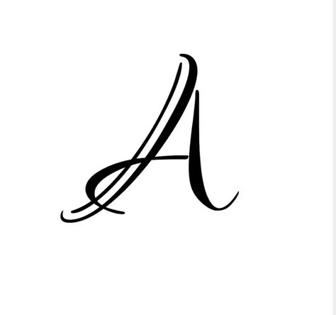 A letter Calligraphy Fonts Alphabet Vintage, Fonts Alphabet Vintage, Letter B Tattoo, Cool Letters, Text Cool, Letter Calligraphy, Simple Fonts, Fancy Alphabet, Calligraphy Fonts Alphabet