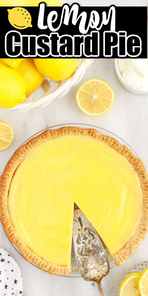 Sour Cream Lemon Pie, Lemon Custard Pie, Lemon Sour Cream Pie, Candied Lemon Peel, Creamy Pie, Lime Desserts, Lemon Pie Filling, Lemon Custard, Lemon Bread