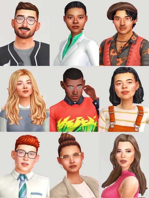 Kevin 🍂 on X: "#CASmasChallenge: Completed ✅️ https://t.co/GF4FkN0ci1" / X Sims 4 Townies No Cc, Townies Sims 4, The Sims 4 Characters Ideas, Sims 4 Townies, Sims Characters, 4 Family, Sims 4 Family, Sims 4 Mm Cc, Tumblr Sims 4