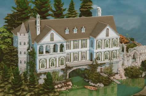 Sims 4 Architecture Cc, Sims 4 Windenburg Build, Windenburg House Sims 4, Sims 4 Windenburg House, Windenburg Sims 4, The Sims 4 Houses Download, Sims Landscaping, Sims 4 Landscaping Ideas, Sims 4 Cc Houses Download