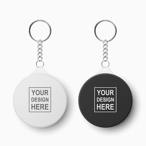 Vector 3d realistic blank white round ke... | Premium Vector #Freepik #vector #keychain #keychain-mockup #key-mockup #key-holder Key Holder Design, Keychain Mockup, Celana Kargo, Keychain Ideas, Round Keychain, Keychain Holder, Graphic Projects, Keychain Design, Circle Ring