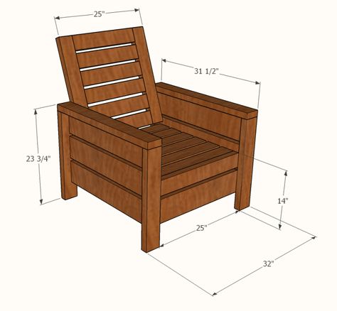 Outdoor Chair Diy, Modern Outdoor Chair, Outdoor Chairs Diy, Patio Chairs Diy, Chair Diy, Real Wood Furniture, Modern Outdoor Chairs, Woodworking Furniture Plans, Outdoor Furniture Plans