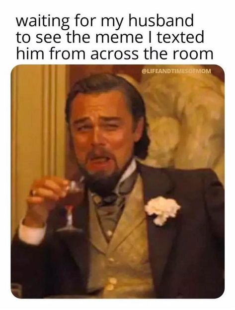 'Leonardo DiCaprio Laughing' Is The Perfect Meme For Connoisseurs Of The Dad Joke - Memebase - Funny Memes Couple Memes, Funny Couples, Memes Humor, Relationship Memes, Wholesome Memes, Funny Relationship, Know Your Meme, Really Funny Memes, Dad Jokes