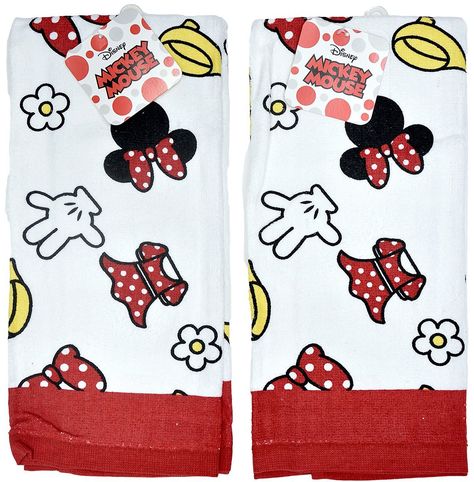 Cute as Polka-Dots and Bows Minnie Mouse Kitchen Towels Minnie Mouse Kitchen, Disney Kitchen Decor, Disney Dishes, Mickey Mouse Kitchen, Minnie Mouse Red, Polka Dots Outfit, Disney Kitchen, Disney Mouse, Disney Decor